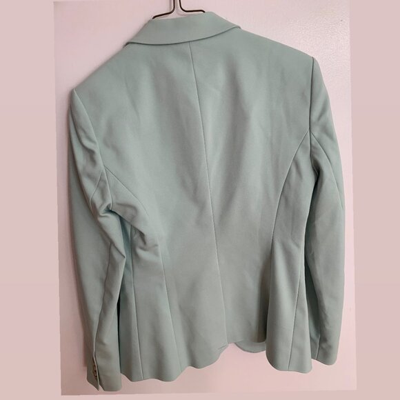 RW&Co Mint Green Suiting Set | Blazer (0) & Slim Leg Pants (00) - Picture 2 of 4